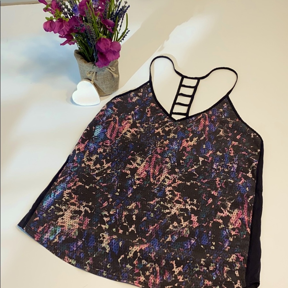 Lululemon SPF Breezy Singlet Multifloral tank